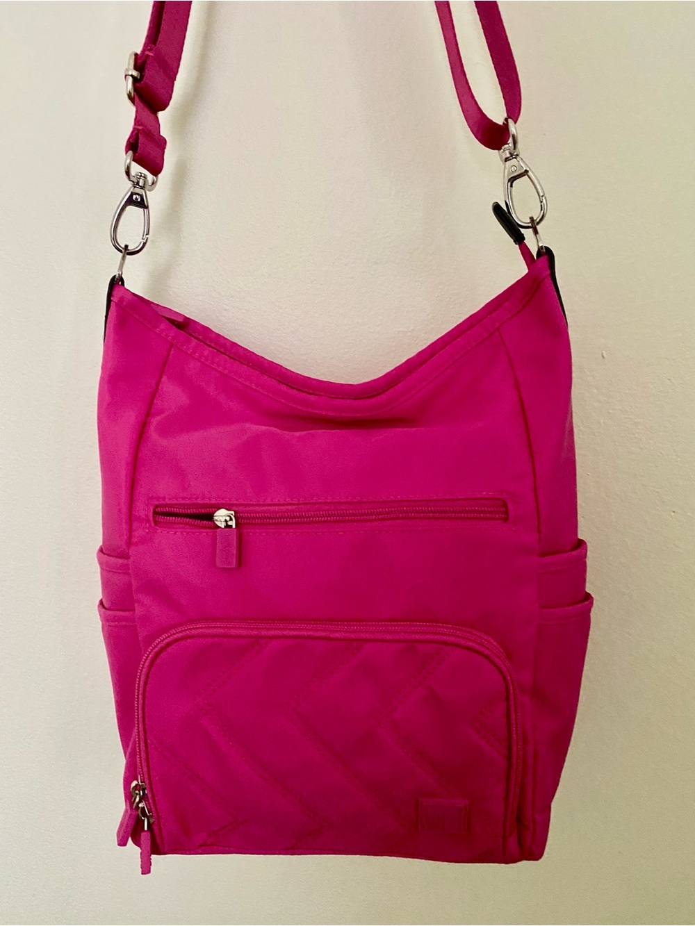 IHKWIP Magenta Quilted Crossbody Tote - Women Bags